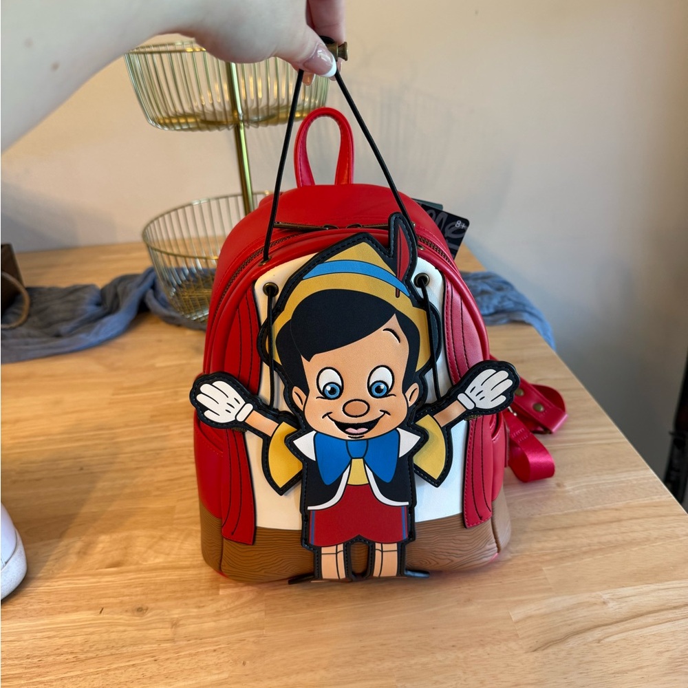 Disney Loungefly Pinocchio Backpack - Picture 2 of 9